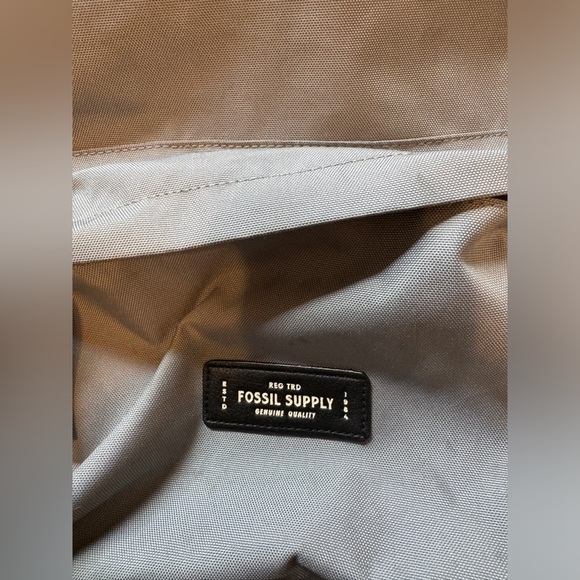 Light Blue and Black Fossil Backpack  (Pre-owned) - Picture 2 of 7